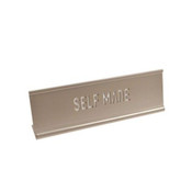 Wholesale - 10x3 SELF MADE LaserCut Print MDF Desk Plaque, UPC: 651961717850